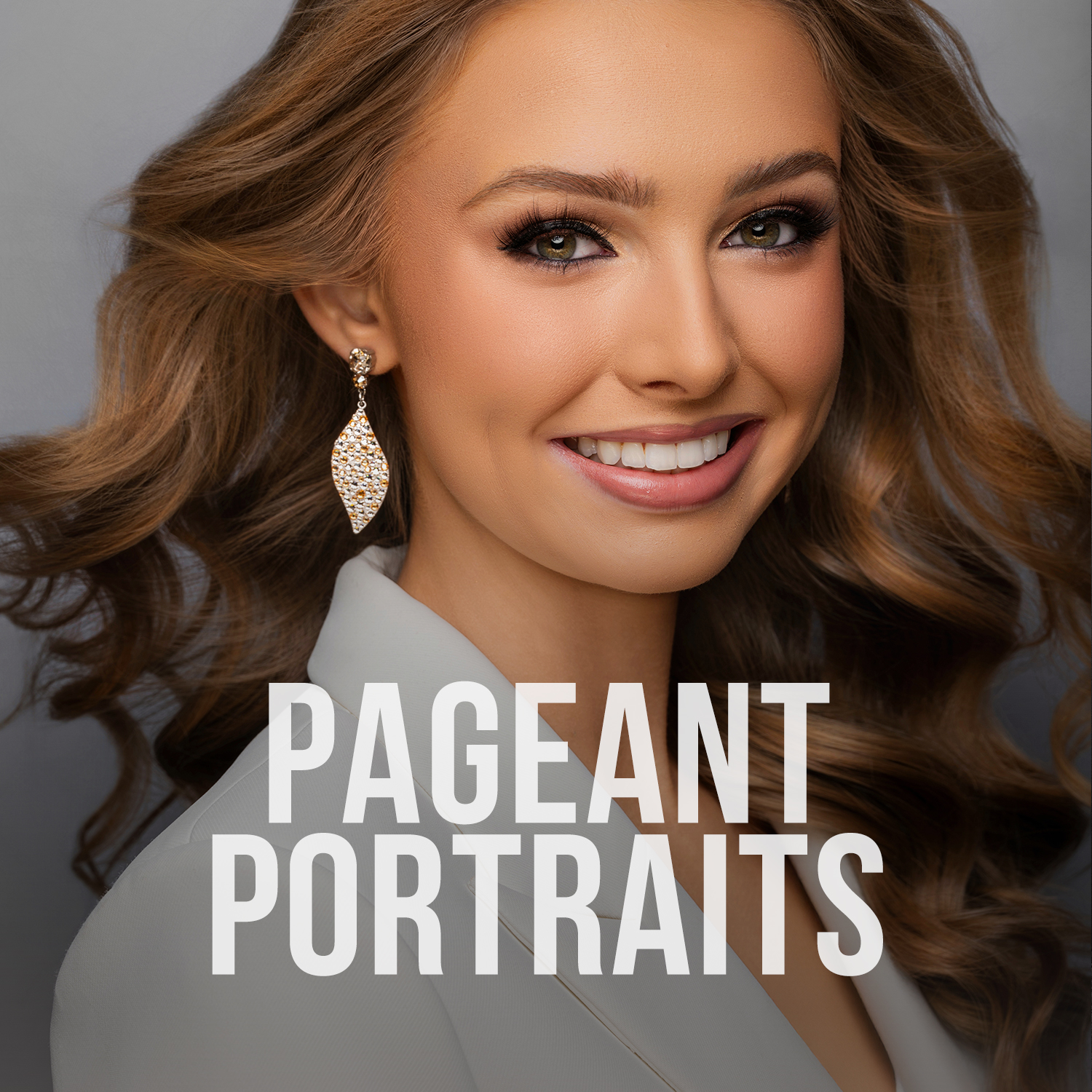 Pageant headshots and editorial portrait photography